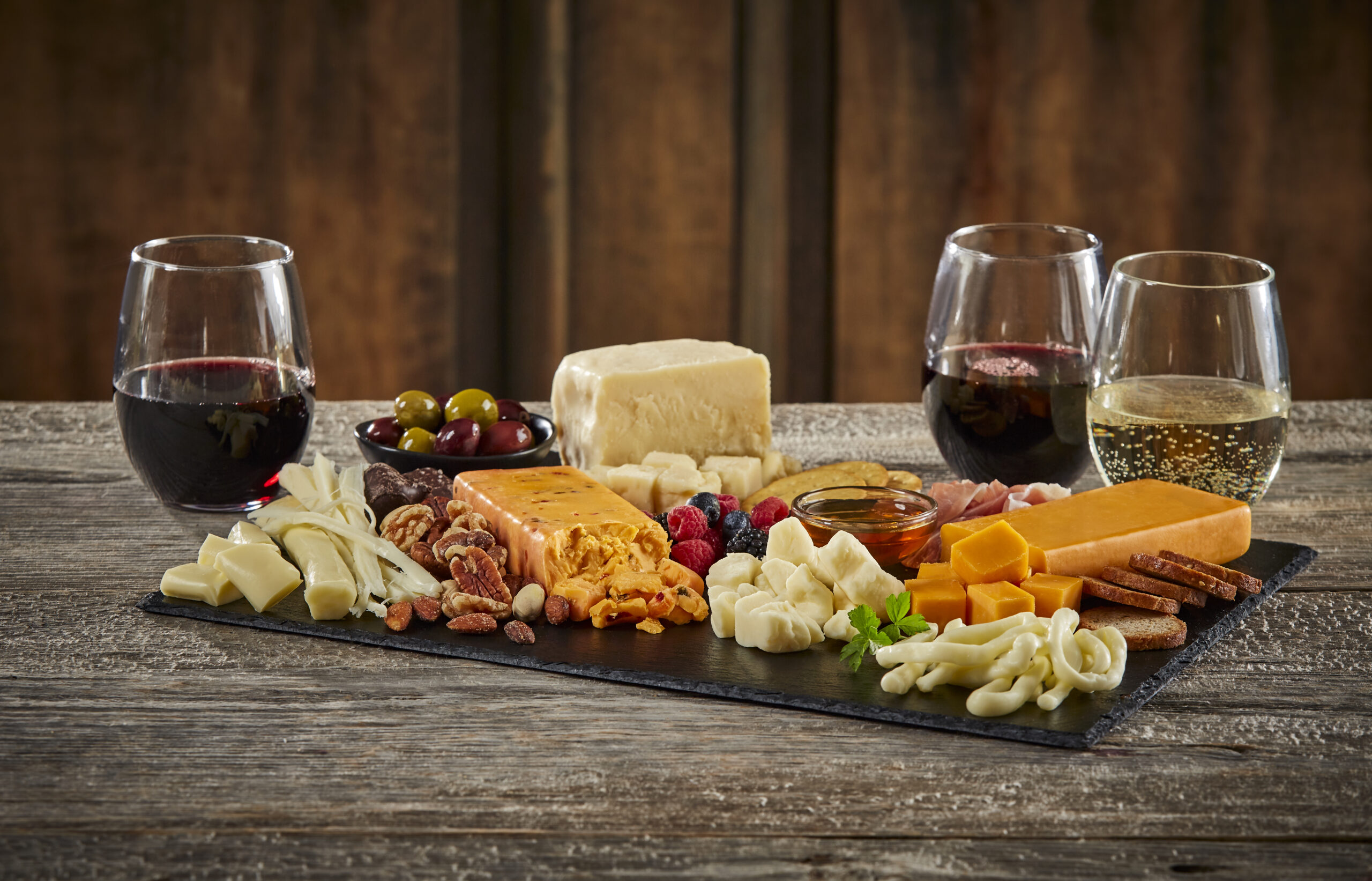 Ron's Wisconsin Cheese artisan cheese selection 